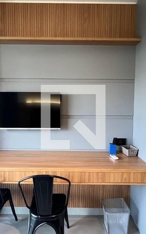 Studio para alugar com 24m², 1 quarto e sem vaga Studio para alugar com 24m², 1 quarto e sem vagaDetalhe