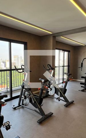 Studio para alugar com 24m², 1 quarto e sem vaga Studio para alugar com 24m², 1 quarto e sem vagaAcademia
