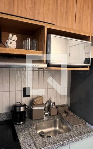 Studio para alugar com 24m², 1 quarto e sem vaga Studio para alugar com 24m², 1 quarto e sem vagaCozinha