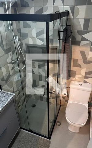 Studio para alugar com 24m², 1 quarto e sem vaga Studio para alugar com 24m², 1 quarto e sem vagaBanheiro