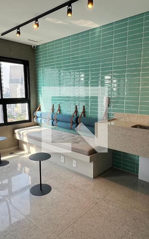 Studio para alugar com 24m², 1 quarto e sem vaga Studio para alugar com 24m², 1 quarto e sem vagaLavanderia