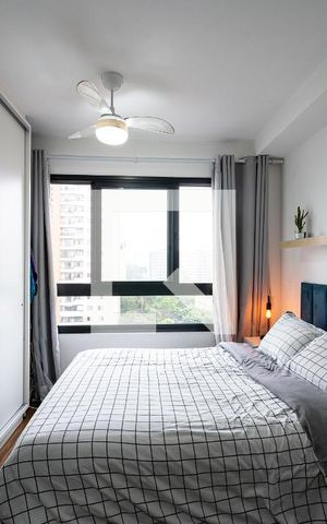 Studio para alugar com 28m², 1 quarto e sem vaga Studio para alugar com 28m², 1 quarto e sem vagaQuarto