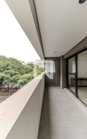 Apartamento à venda com 41m², 1 quarto e sem vagaVaranda