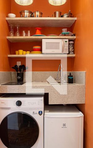 Studio à venda com 45m², 1 quarto e sem vaga Studio à venda com 45m², 1 quarto e sem vagaCozinha