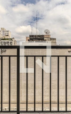 Studio para alugar com 27m², 1 quarto e sem vagaVaranda