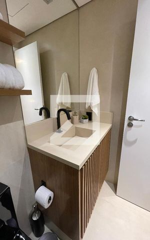 Apartamento à venda com 36m², 1 quarto e 1 vaga Apartamento à venda com 36m², 1 quarto e 1 vagaBanheiro da Suíte