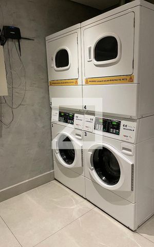 Apartamento à venda com 36m², 1 quarto e 1 vaga Apartamento à venda com 36m², 1 quarto e 1 vagaLavanderia