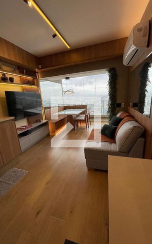 Apartamento à venda com 36m², 1 quarto e 1 vaga Apartamento à venda com 36m², 1 quarto e 1 vagaSala de estar