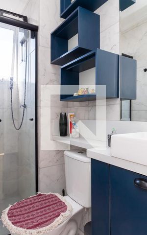 Apartamento à venda com 40m², 2 quartos e sem vaga Apartamento à venda com 40m², 2 quartos e sem vagaBanheiro