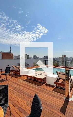 Studio para alugar com 25m², 1 quarto e sem vaga Studio para alugar com 25m², 1 quarto e sem vagaPiscina