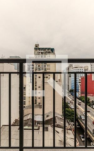 Studio à venda com 30m², 1 quarto e sem vagaVaranda