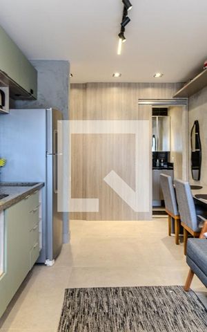 Studio à venda com 26m², 1 quarto e sem vagaCozinha