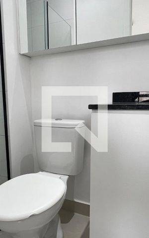 Studio para alugar com 24m², 1 quarto e sem vaga Studio para alugar com 24m², 1 quarto e sem vagaBanheiro Studio