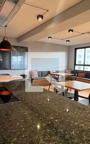 Studio para alugar com 24m², 1 quarto e sem vaga Studio para alugar com 24m², 1 quarto e sem vagaSalão de Festas