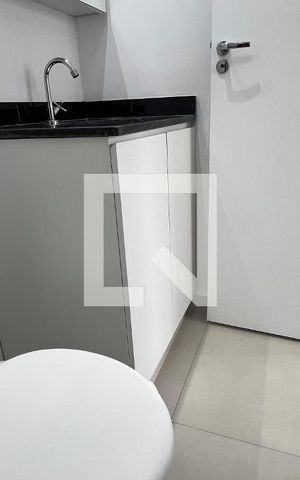 Studio para alugar com 24m², 1 quarto e sem vaga Studio para alugar com 24m², 1 quarto e sem vagaBanheiro Studio