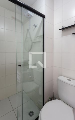 Apartamento à venda com 27m², 1 quarto e sem vaga Apartamento à venda com 27m², 1 quarto e sem vagaBanheiro da Suíte