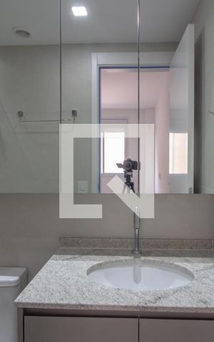 Apartamento para alugar com 28m², 1 quarto e sem vaga Apartamento para alugar com 28m², 1 quarto e sem vagaBanheiro