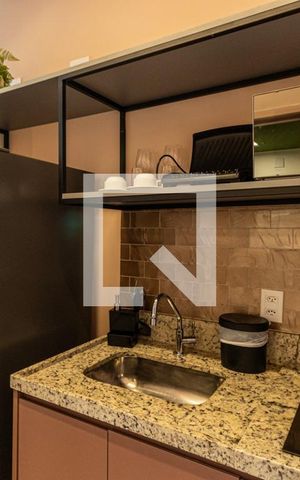 Studio para alugar com 24m², 1 quarto e sem vagaCozinha