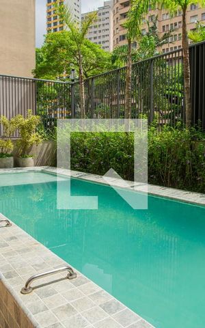 Apartamento para alugar com 25m², 1 quarto e sem vaga Apartamento para alugar com 25m², 1 quarto e sem vagaÁrea comum - Piscina