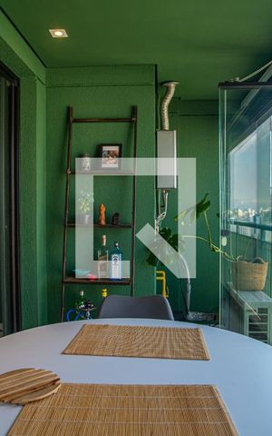 Studio para alugar com 35m², 1 quarto e 1 vaga Studio para alugar com 35m², 1 quarto e 1 vagaVaranda da Sala/Quarto