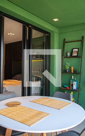 Studio para alugar com 35m², 1 quarto e 1 vaga Studio para alugar com 35m², 1 quarto e 1 vagaVaranda da Sala/Quarto