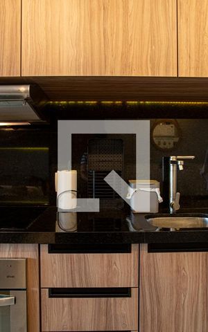 Studio para alugar com 35m², 1 quarto e 1 vaga Studio para alugar com 35m², 1 quarto e 1 vagaCozinha
