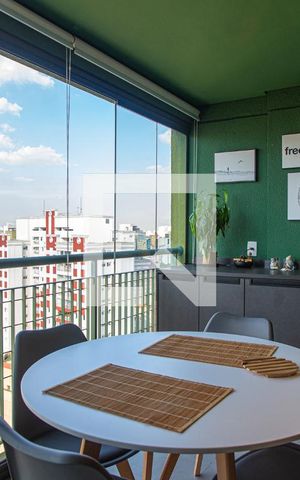Studio para alugar com 35m², 1 quarto e 1 vaga Studio para alugar com 35m², 1 quarto e 1 vagaVaranda da Sala/Quarto