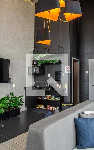 Studio para alugar com 35m², 1 quarto e 1 vaga Studio para alugar com 35m², 1 quarto e 1 vagaÁrea comum - Sala de TV/Mercadinhno