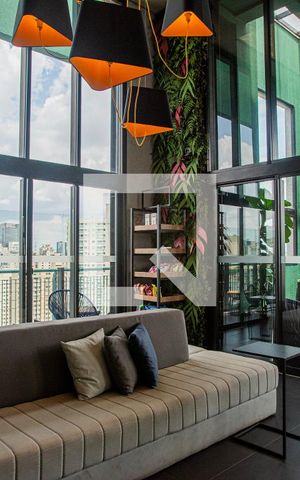 Studio para alugar com 35m², 1 quarto e 1 vaga Studio para alugar com 35m², 1 quarto e 1 vagaÁrea comum - Sala de TV/Mercadinhno