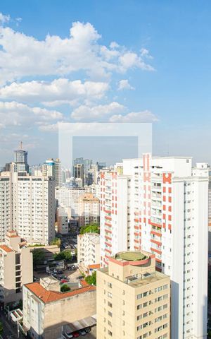 Studio para alugar com 35m², 1 quarto e 1 vaga Studio para alugar com 35m², 1 quarto e 1 vagaVista da Varanda da Sala/Quarto