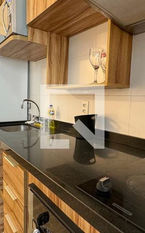 Apartamento à venda com 53m², 1 quarto e 2 vagasCozinha