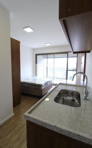 Studio para alugar com 29m², 1 quarto e sem vagaCozinha