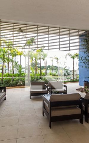 Apartamento para alugar com 54m², 1 quarto e 2 vagasHall social
