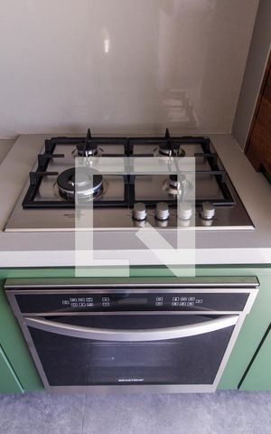 Apartamento para alugar com 54m², 1 quarto e 2 vagasDetalhe da cozinha