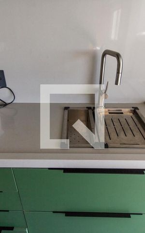 Apartamento para alugar com 54m², 1 quarto e 2 vagasDetalhe da cozinha