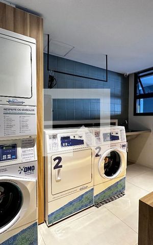 Studio para alugar com 33m², 0 quarto e sem vagaLavanderia