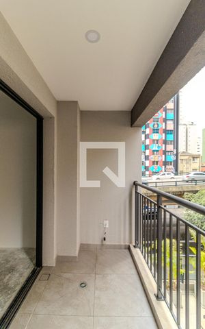 Studio à venda com 27m², 1 quarto e sem vagaVaranda