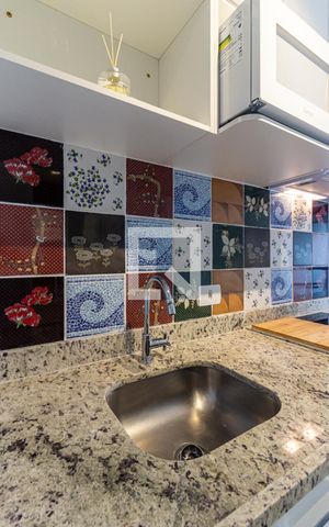 Studio para alugar com 26m², 1 quarto e sem vaga Studio para alugar com 26m², 1 quarto e sem vagaCozInha - Pia