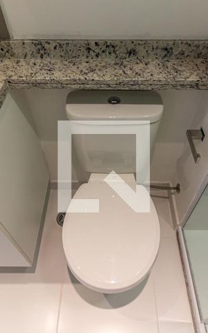 Studio para alugar com 26m², 1 quarto e sem vaga Studio para alugar com 26m², 1 quarto e sem vagaBanheiro - Vaso Sanitário