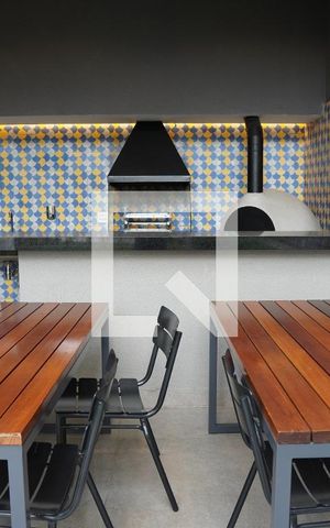 Studio para alugar com 27m², 1 quarto e sem vagaChurrasqueira