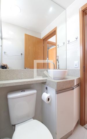 Apartamento para alugar com 50m², 2 quartos e 1 vagaBanheiro Social