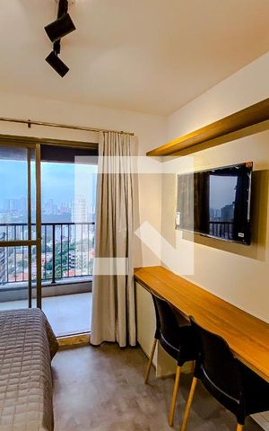 Studio para alugar com 25m², 1 quarto e sem vagaSala/Quarto