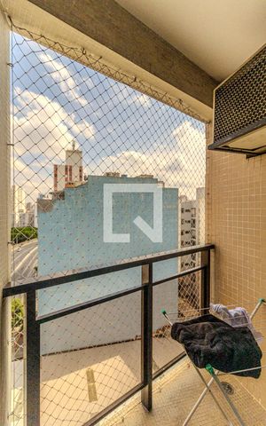 Studio para alugar com 32m², 1 quarto e 1 vagaVaranda