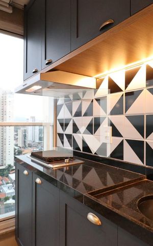 Apartamento à venda com 52m², 1 quarto e 1 vagaChurrasqueira