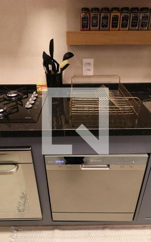 Apartamento à venda com 52m², 1 quarto e 1 vagaDetalhe da cozinha
