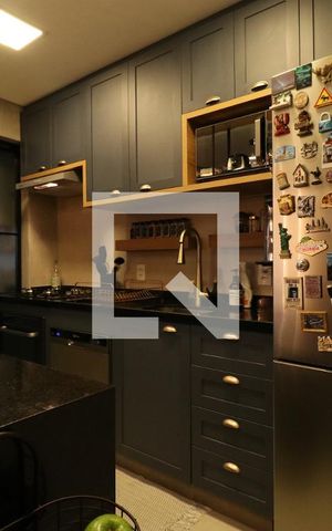 Apartamento à venda com 52m², 1 quarto e 1 vagaCozinha