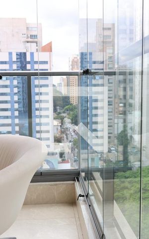 Apartamento para alugar com 115m², 3 quartos e 2 vagasVaranda do quarto 