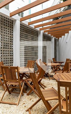 Apartamento à venda com 25m², 1 quarto e sem vagaÁrea comum