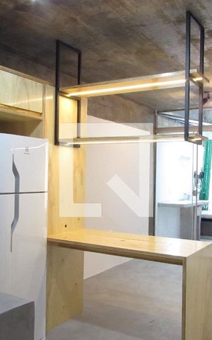 Apartamento para alugar com 34m², 1 quarto e sem vagaSala integrada com a cozinha