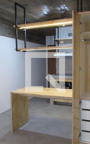 Apartamento para alugar com 34m², 1 quarto e sem vagaDormitório